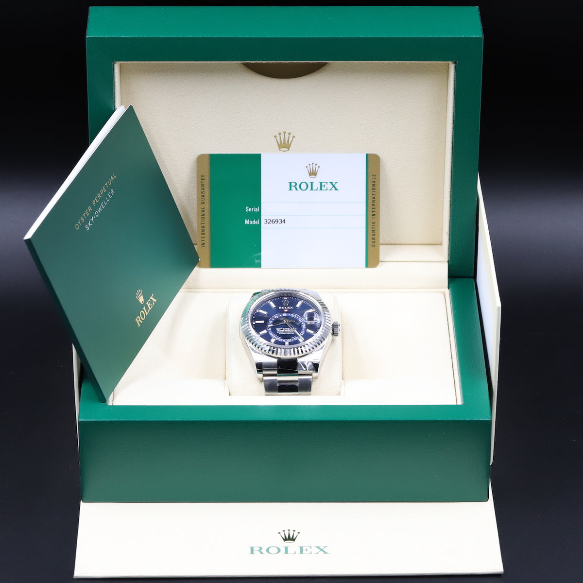 Rolex<br>326934 Sky-Dweller Blue Dial