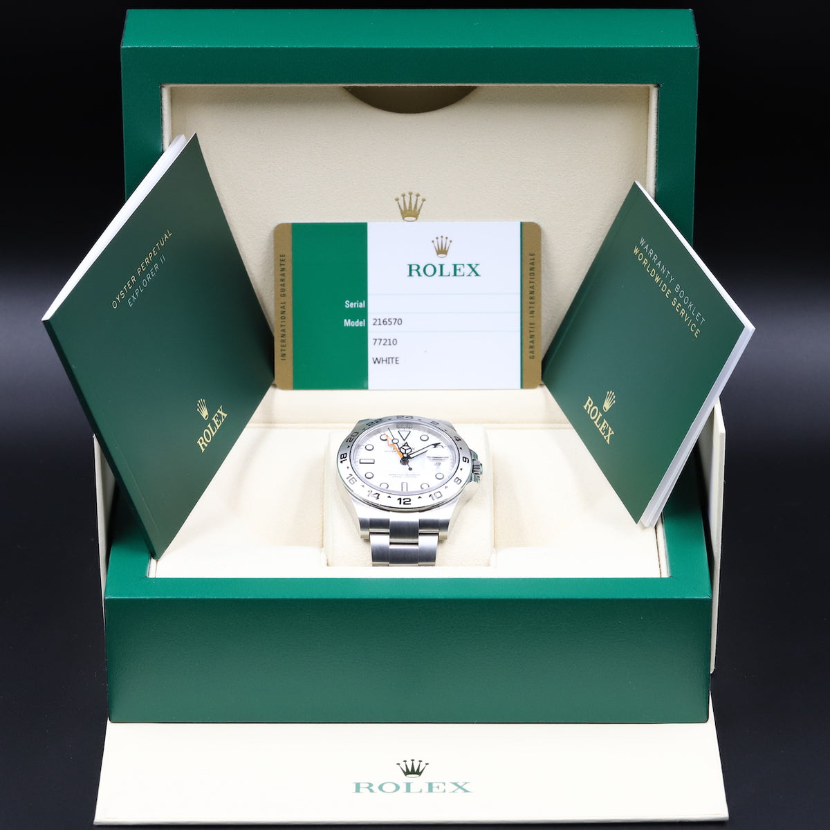 Rolex<br>216570 Explorer II White Dial