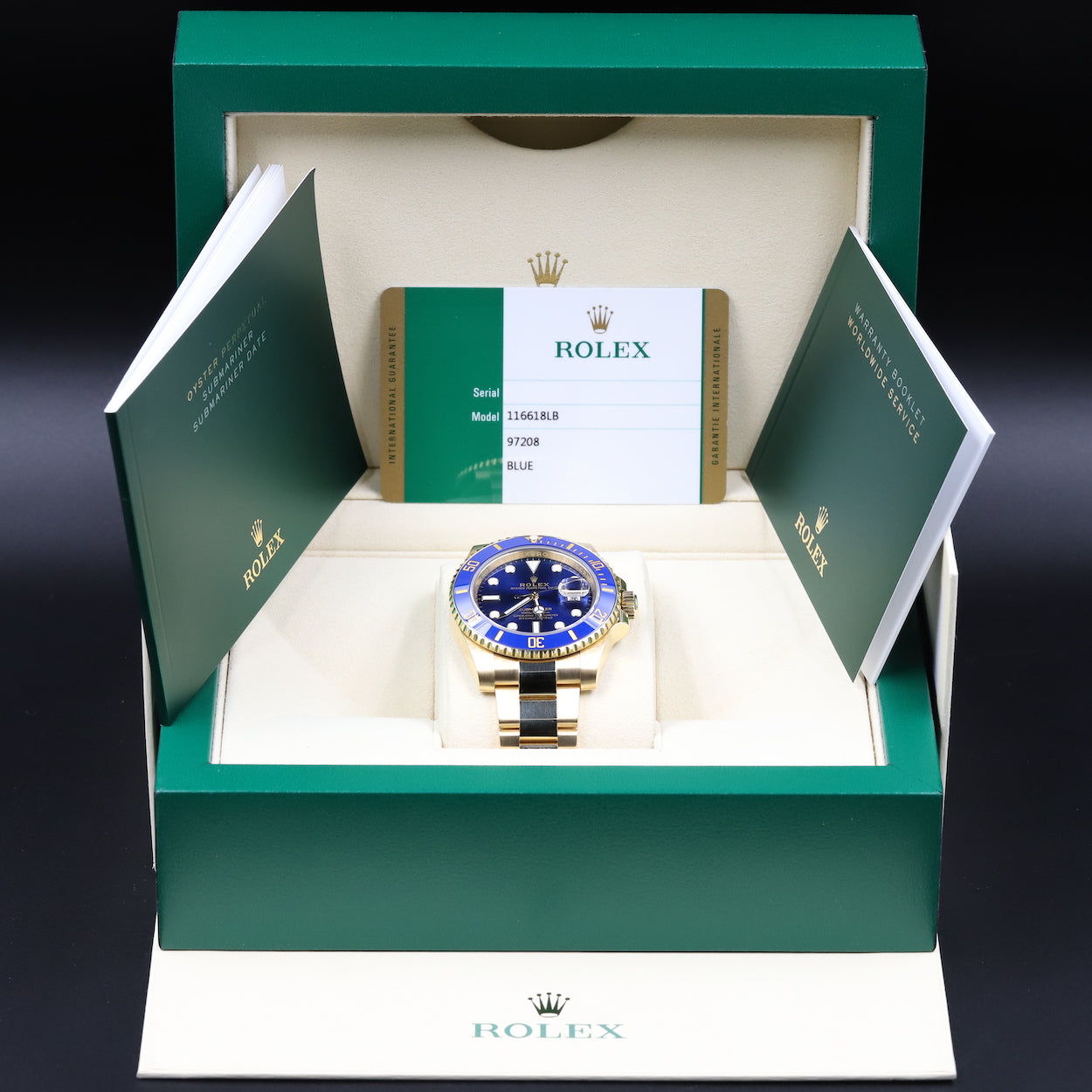 Rolex 116618LB Submariner Blue Dial