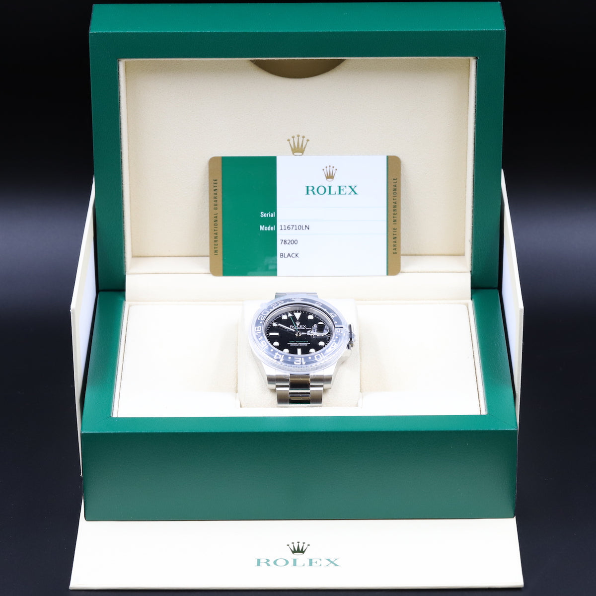 Rolex<br>116710LN GMT Master II Black Dial