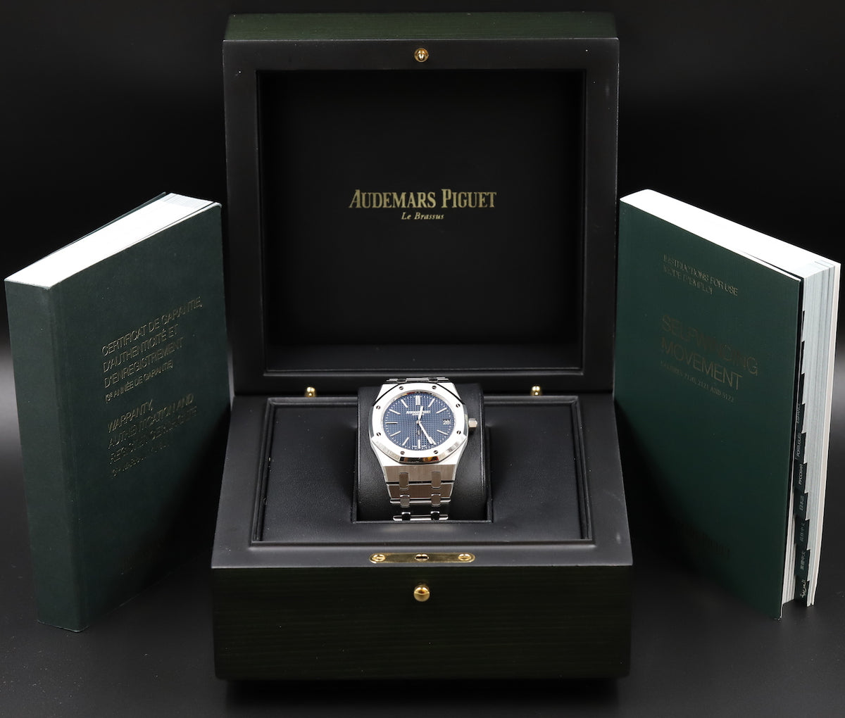 Audemars Piguet<br>15202ST Royal Oak Jumbo Blue Dial