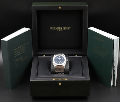 Audemars Piguet<br>15202ST Royal Oak Jumbo Blue Dial