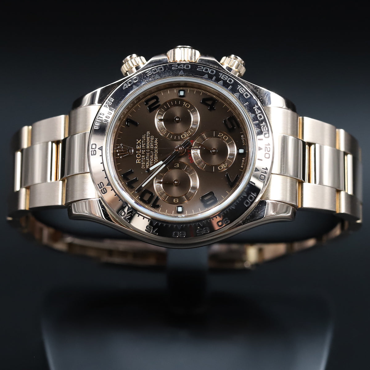 Rolex<br>116505 Daytona Chocolate Arabic Numeral Dial