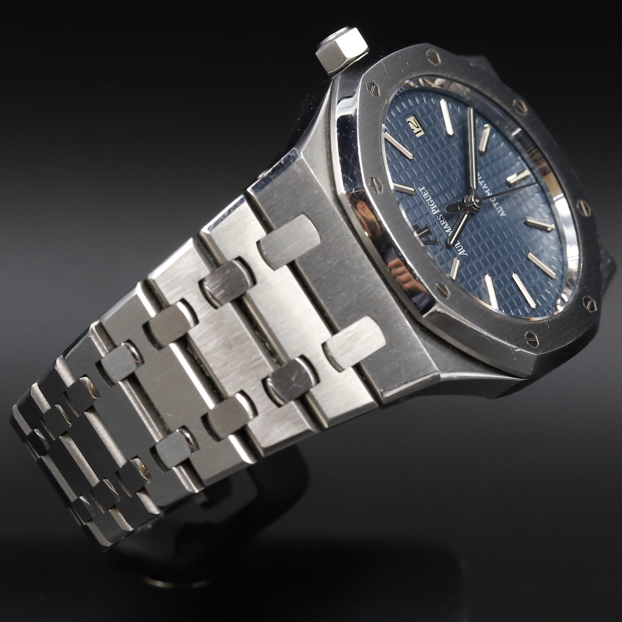 Audemars Piguet<br>15300ST Royal Oak Blue Dial