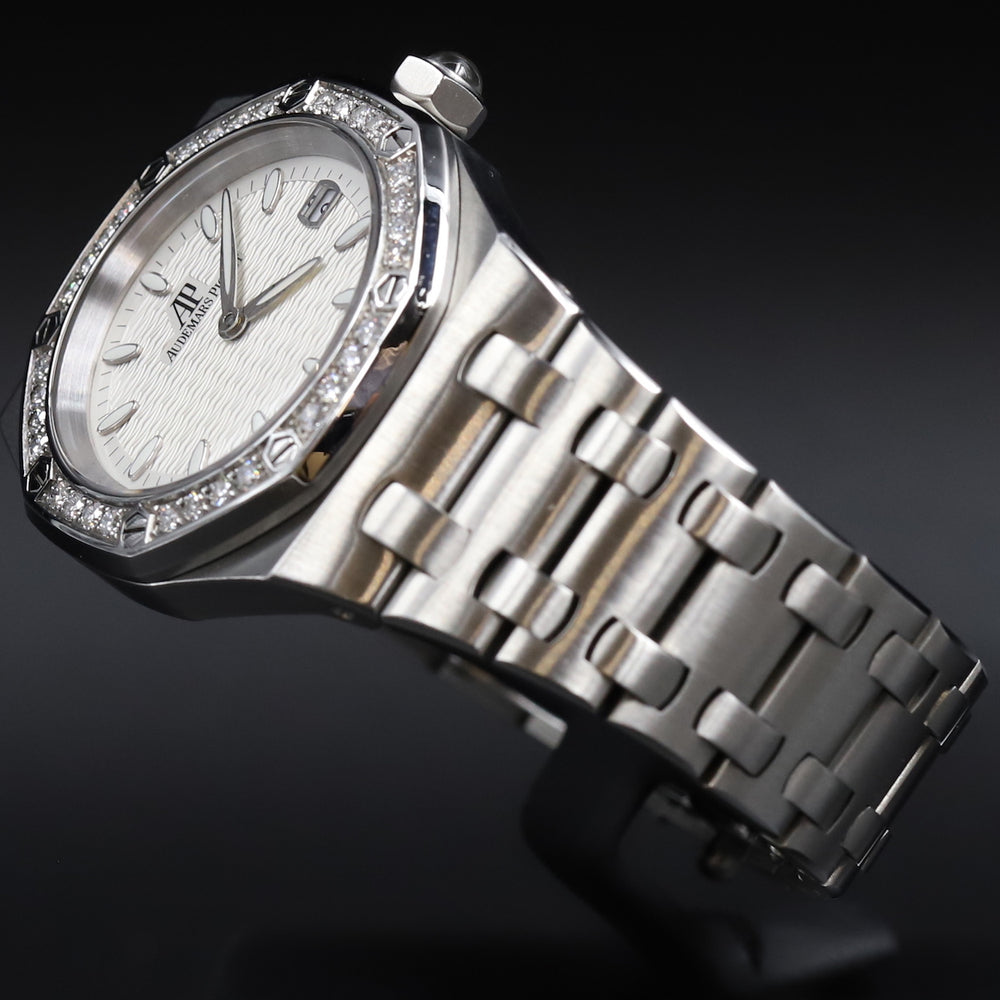 Audemars Piguet<br>67601ST Lady Royal Oak White Dial