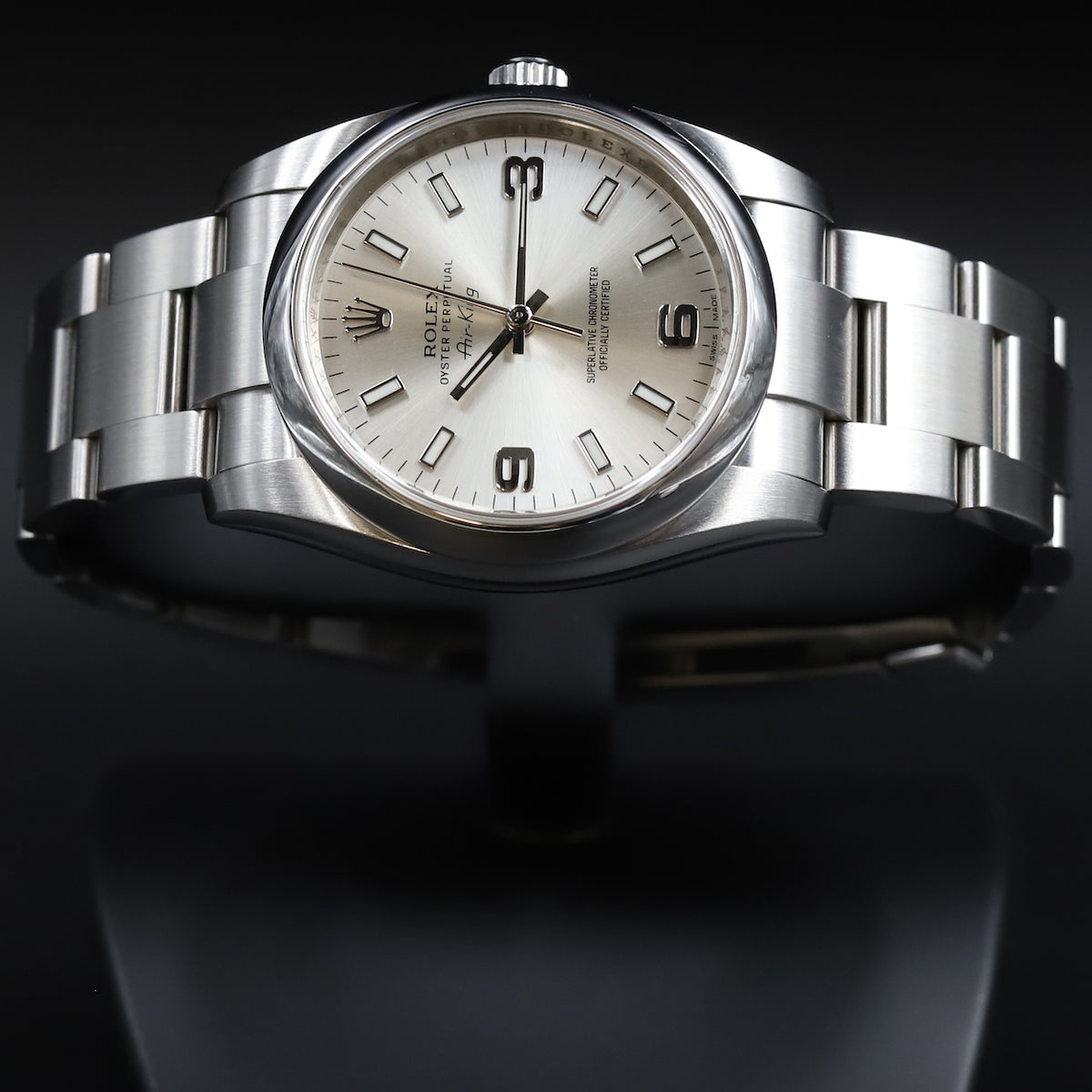 Rolex<br>114200 Oyster Perpetual Air King 34 Silver Dial