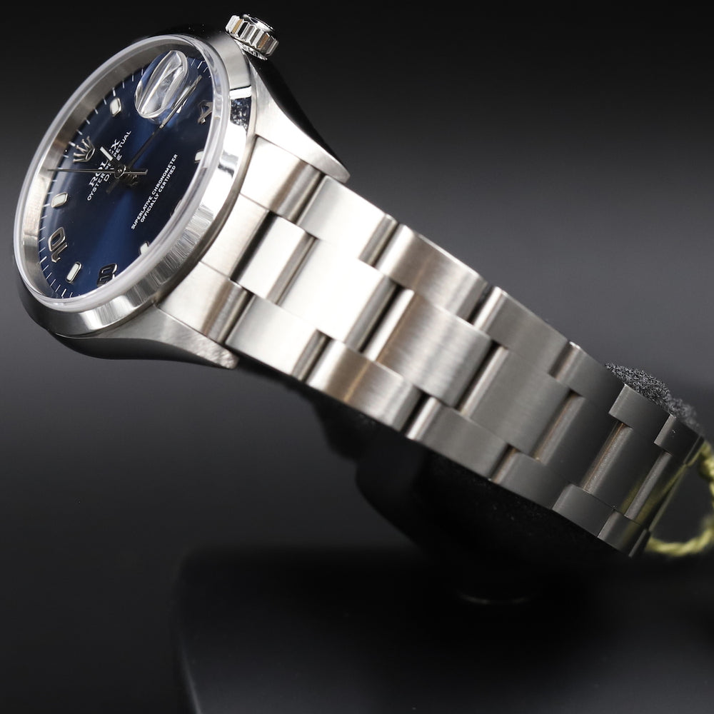 Rolex<br>15200 Oyster Perpetual Date 34mm Blue Dial