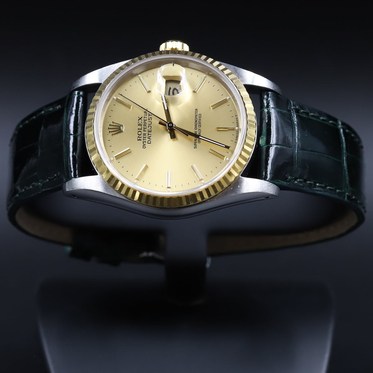 Rolex<br>16233 Datejust 36 SS/18k Champagne Dial