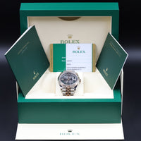 Rolex<br>126331 Datejust 41 SS/RG Slate Green Roman Numeral 'Wimbledon' Dial