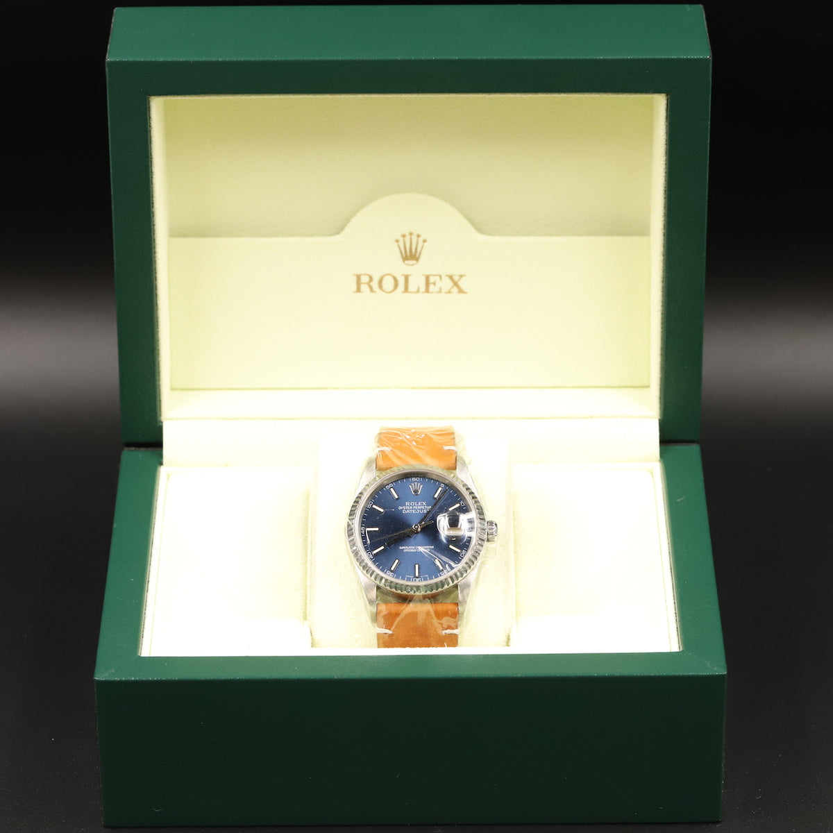 Rolex<br>16220 Datejust 36 Blue Index Dial