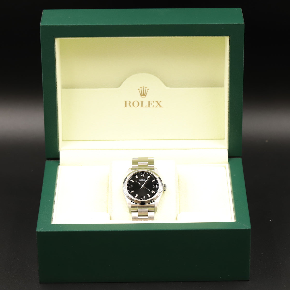 Rolex<br>77080 Oyster Perpetual 31 Black Dial