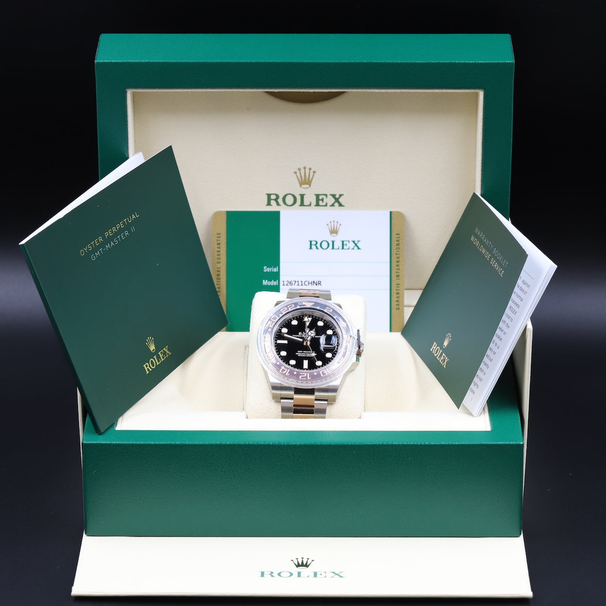 Rolex<br>126711CHNR GMT Master II SS/18k 'Root Beer'