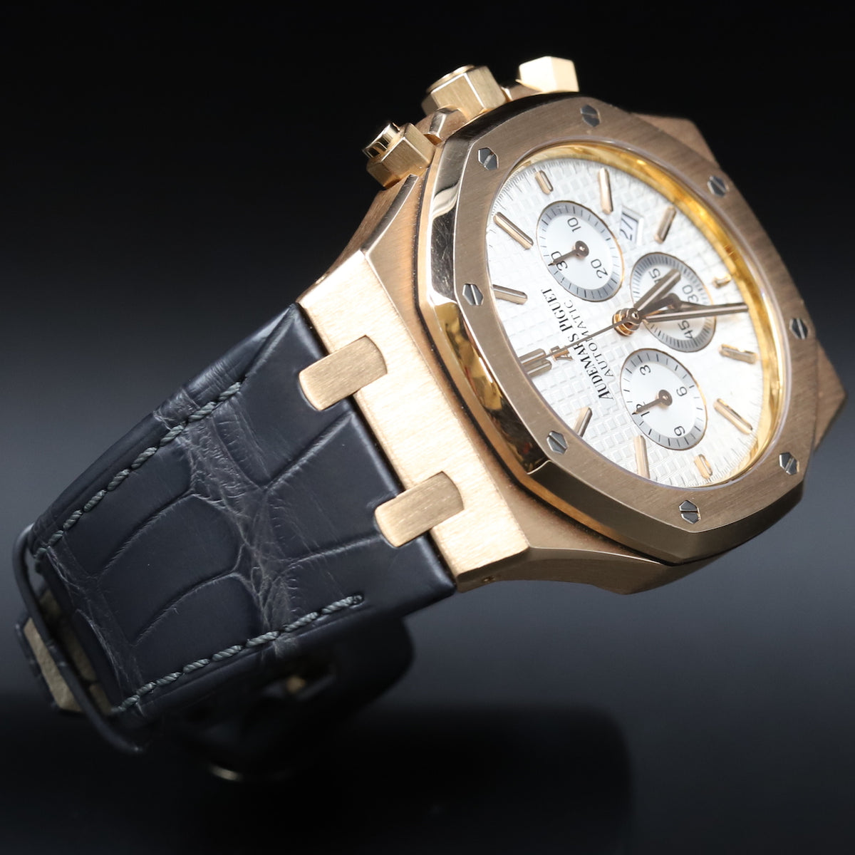 Audemars Piguet<br>26320OR Royal Oak Chronograph White Dial