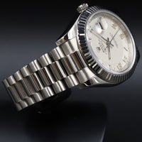 Rolex<br>218209 DayDate II German White Dial