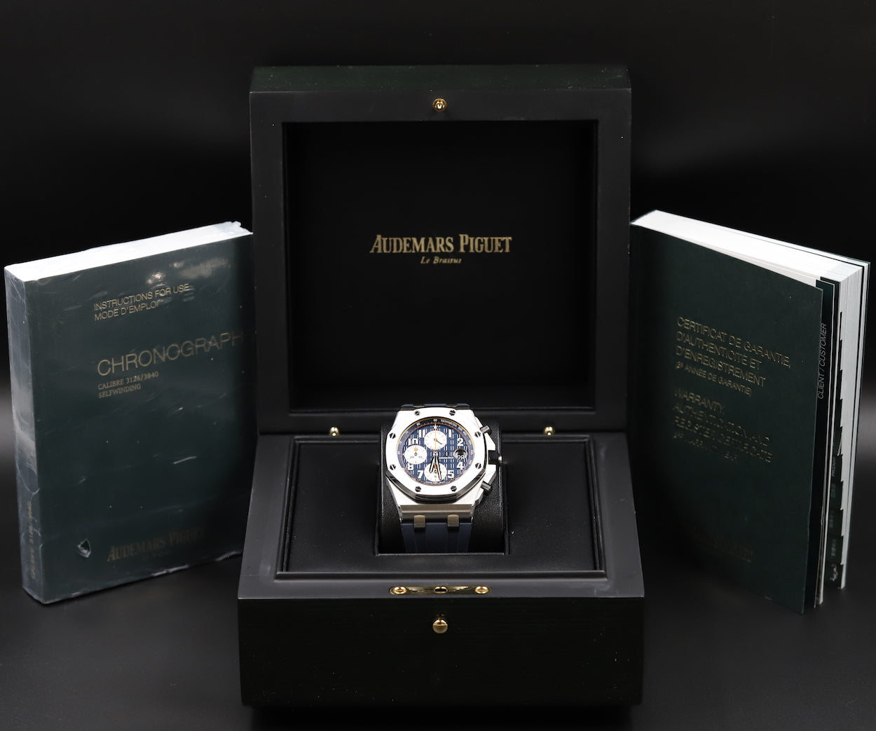Audemars Piguet<br>26470ST Royal Oak Offshore 'Brick' Blue Dial