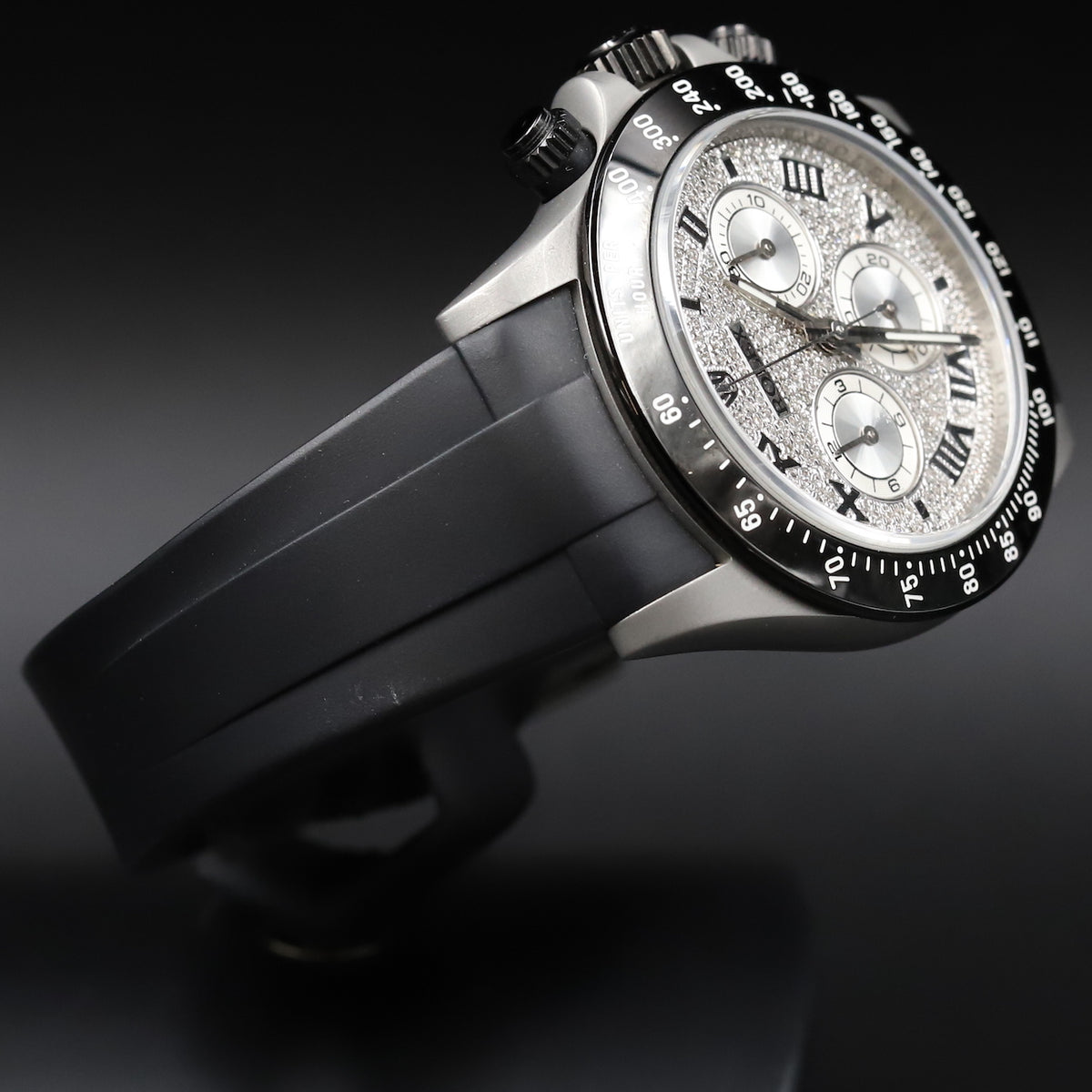 Rolex<br>116520 Daytona Pave Dial Titan Black