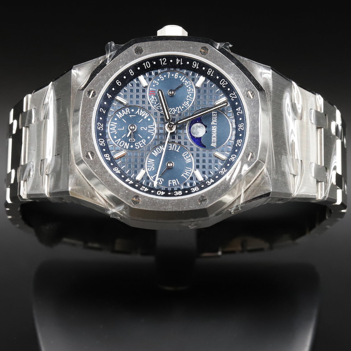 Audemars Piguet<br>26574ST Royal Oak Perpetual Calendar Blue Dial