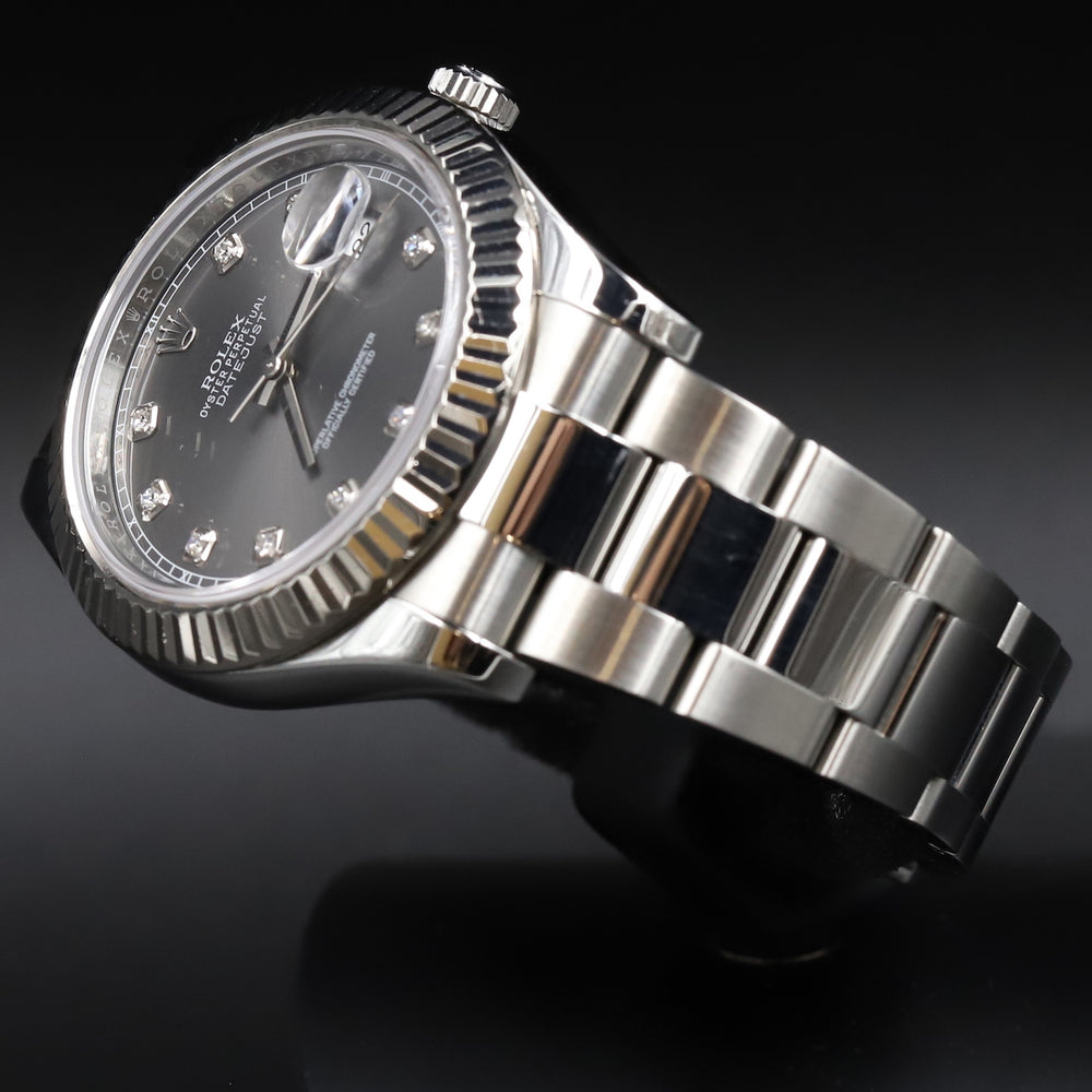 Rolex<br>116334 Datejust II Rhodium Diamond Dial