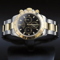 Rolex<br>116523 Daytona SS/18k Black Dial