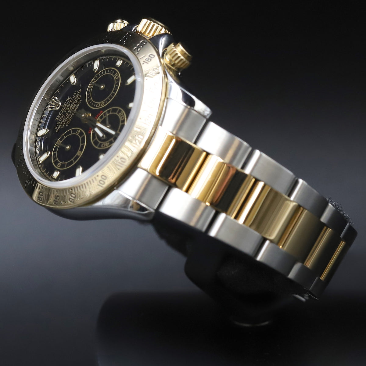 Rolex<br>116523 Daytona SS/18k Black Dial