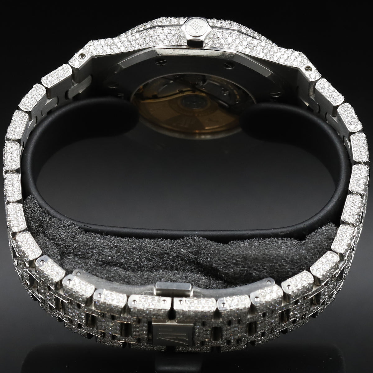 Icebox - Audemars Piguet Royal Oak Skeleton 41MM - Fully Iced Out