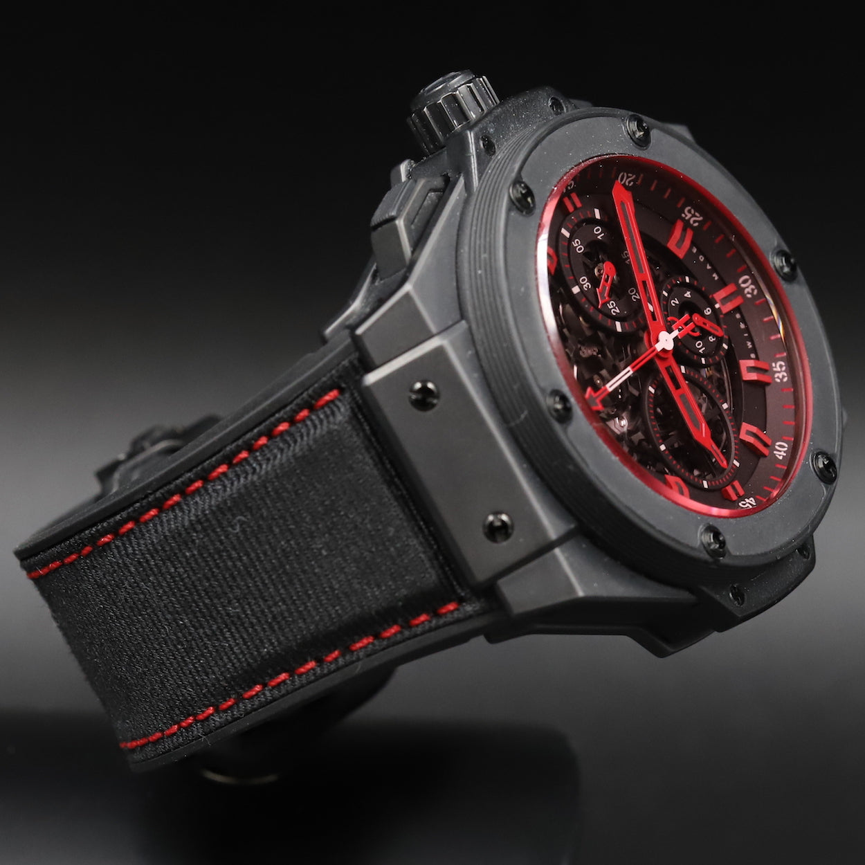 Hublot Big Bang 715.ZX.1127.RX Diamond Set Black Dial Watch