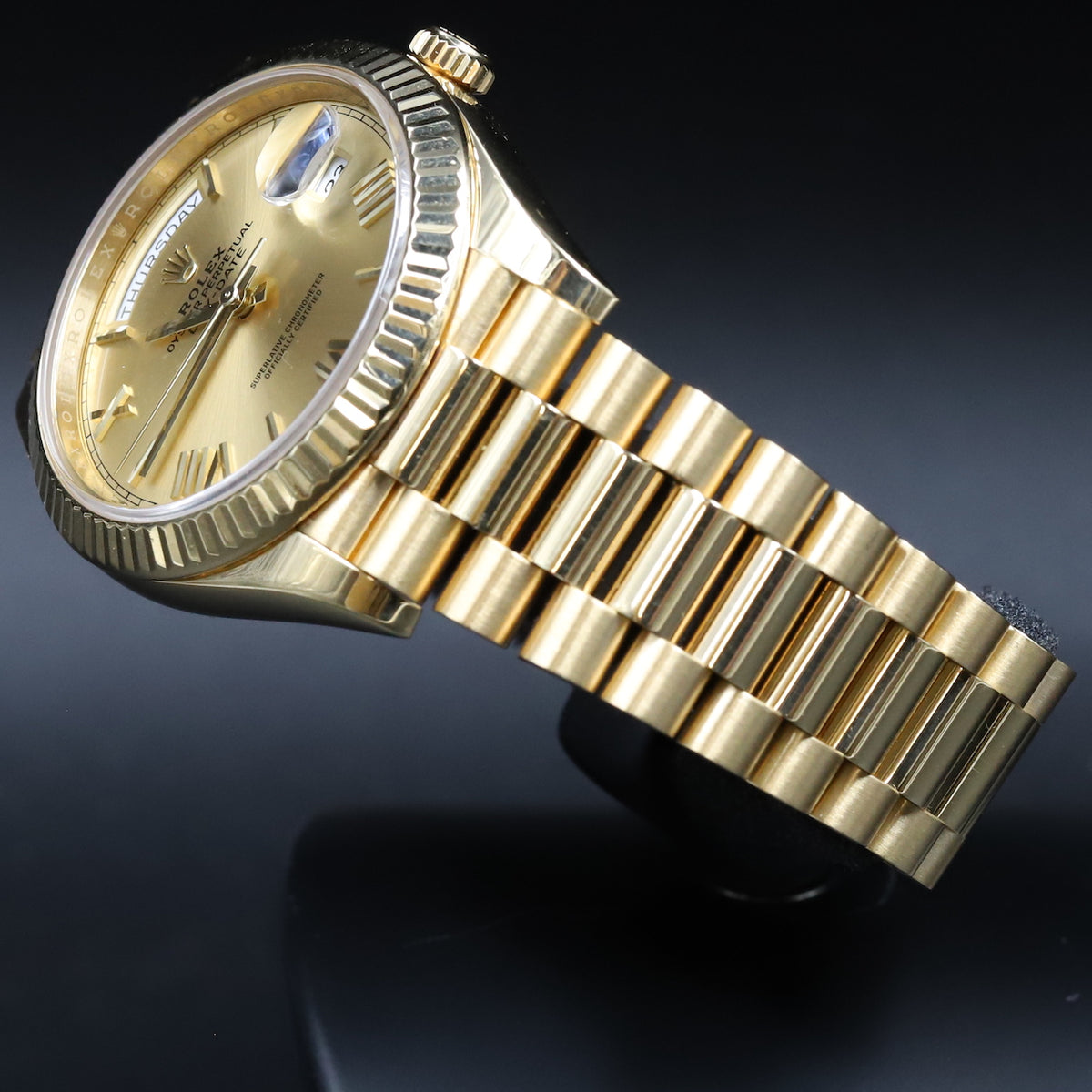 Rolex<br>228238 DayDate 40 Champagne Roman Numeral Dial