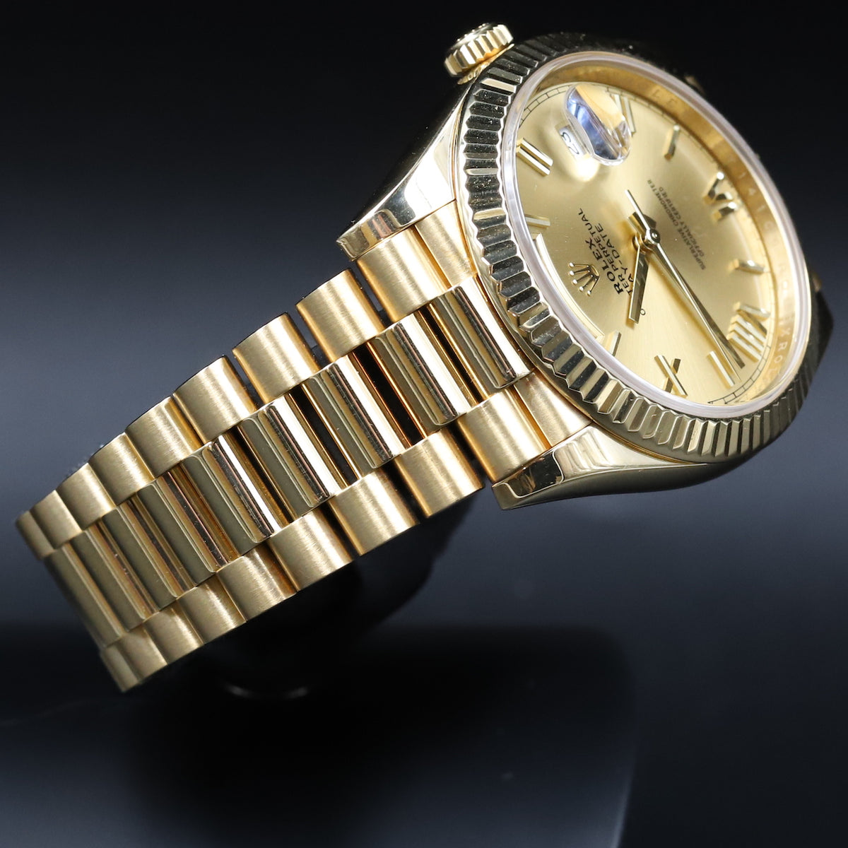 Rolex<br>228238 DayDate 40 Champagne Roman Numeral Dial