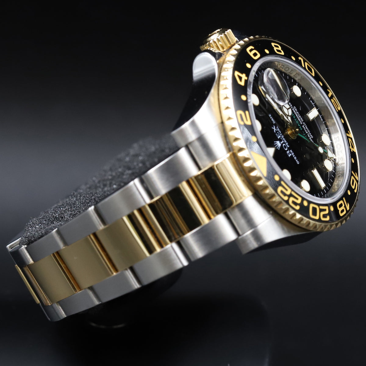 Rolex<br>116713LN GMT Master II SS/18k Black Dial