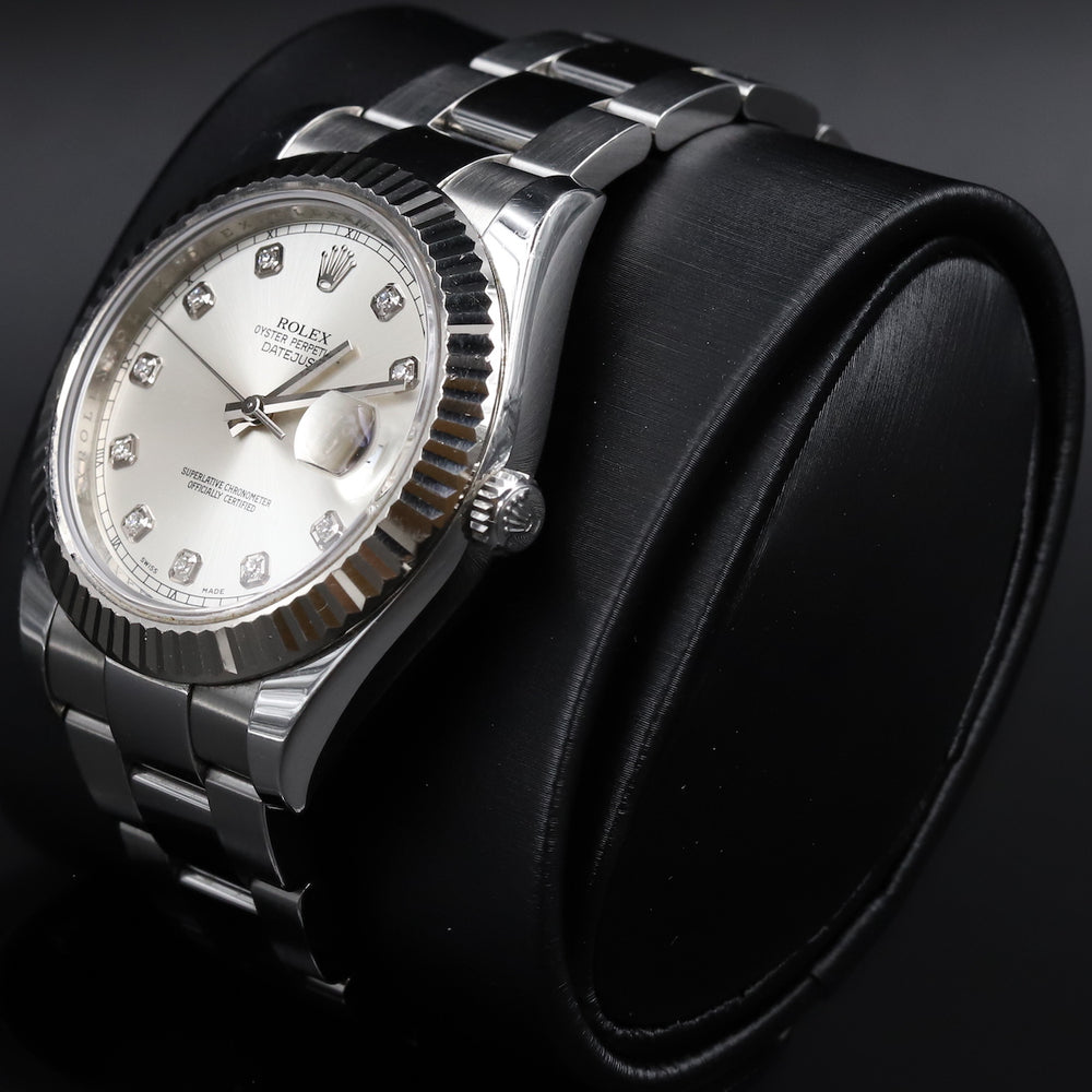 Rolex<br>116334 Datejust II Silver Diamond Dial