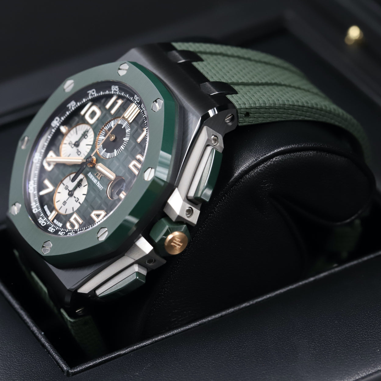 Audemars Piguet26405CE Royal Oak Offshore Green Dial – Newport