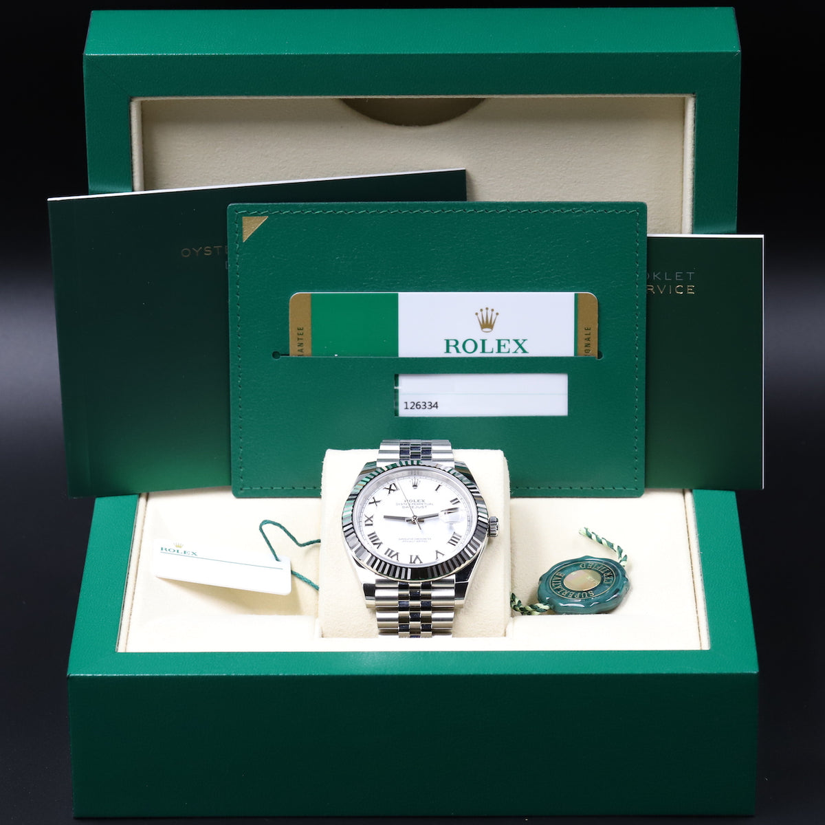 Rolex<br>126334 Datejust 41 White Dial