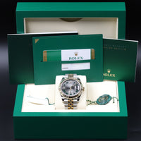 Rolex<br>126333 Datejust 41 18k/SS Slate Green Roman Numeral 'Wimbledon' Dial