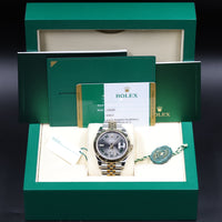 Rolex<br>126333 Datejust 41 18k/SS Slate Green Roman Numeral 'Wimbledon' Dial