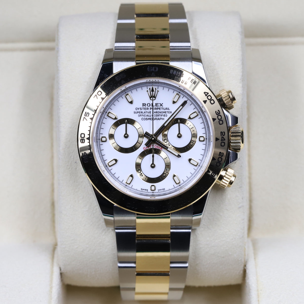 Rolex<br>116503 Daytona SS/18k White Dial