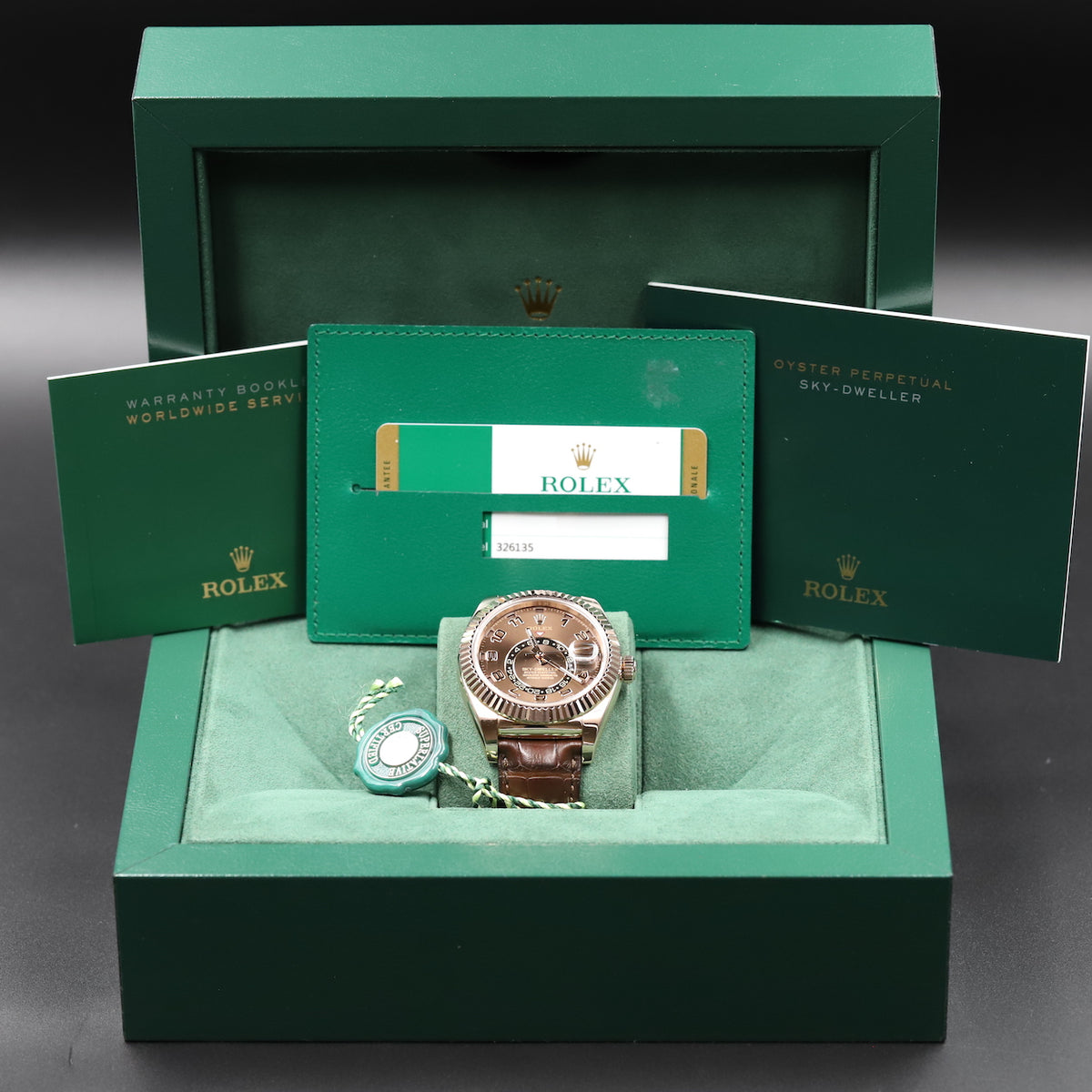 Rolex<br>326135 Sky-Dweller Chocolate Dial