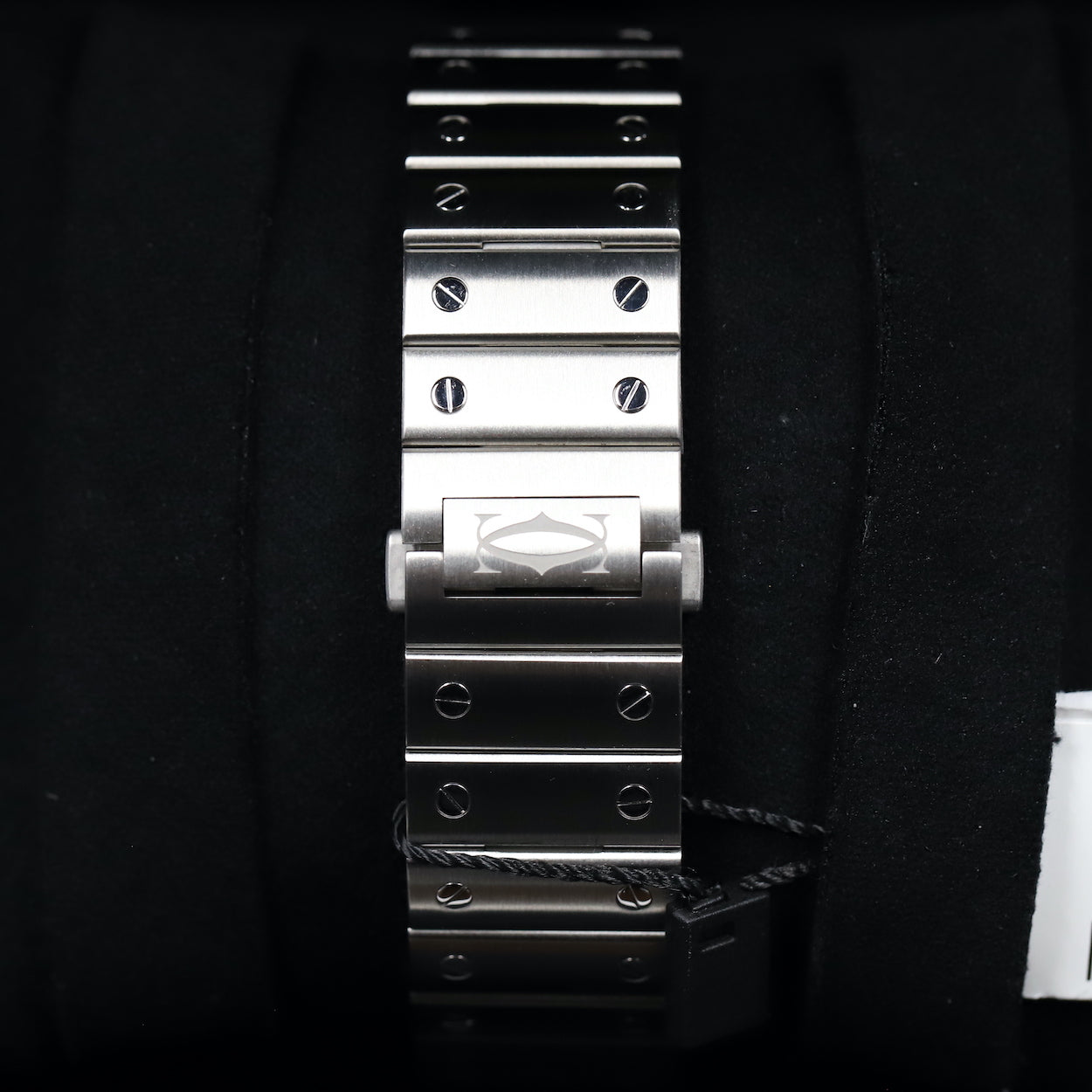 Cartier<br>WHSA0015 Santos De Cartier Skeleton Dial
