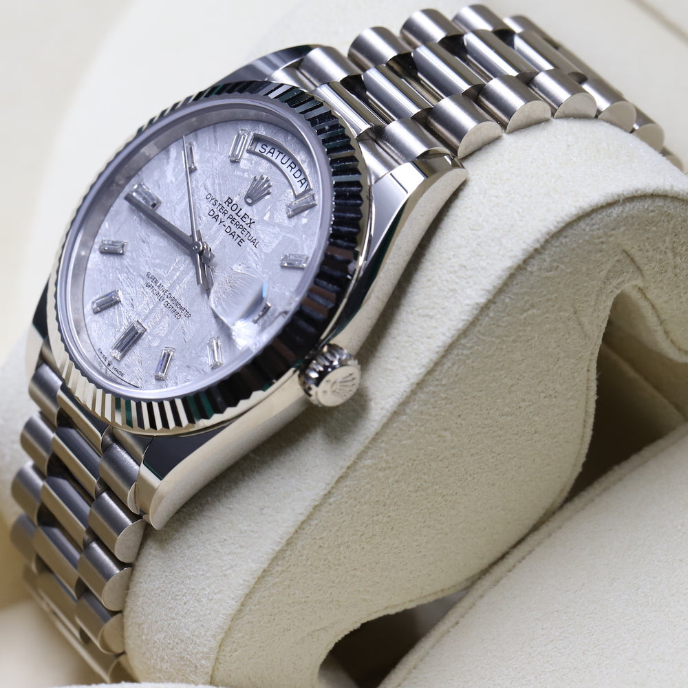 Rolex<br>228239 DayDate 40 Meteorite Diamond Dial