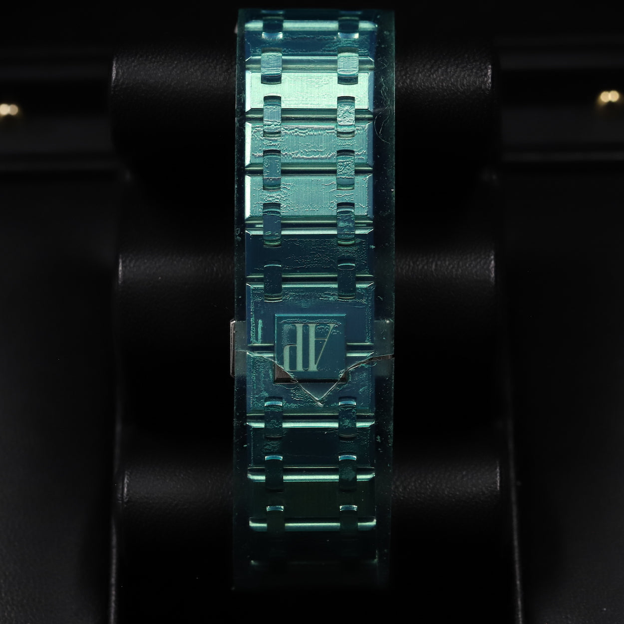 Audemars Piguet<br>15206PT Royal Oak Jumbo Platinum Black Onyx Dial