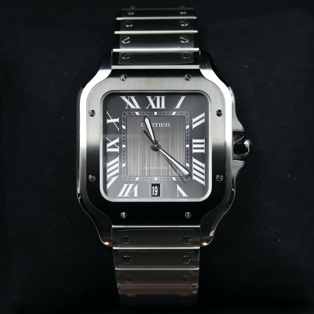 Cartier<br>WSSA0037 Santos De Cartier Grey Dial