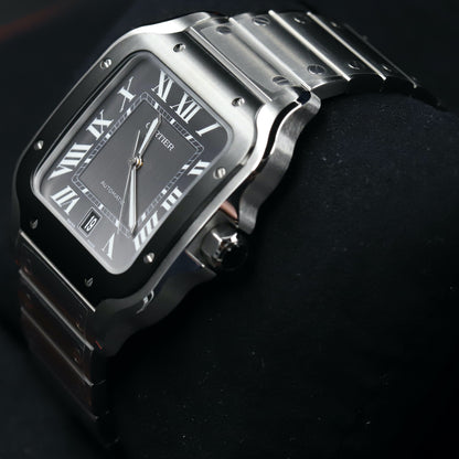 Cartier<br>WSSA0037 Santos De Cartier Grey Dial