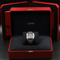 Cartier<br>WSSA0037 Santos De Cartier Grey Dial