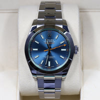 Rolex<br>116400GV Milgauss Blue Dial