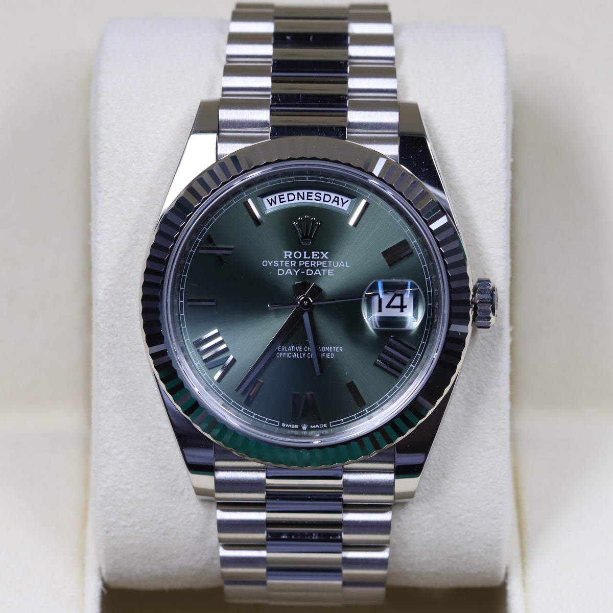 Rolex<br>228239 DayDate 40 Green Dial