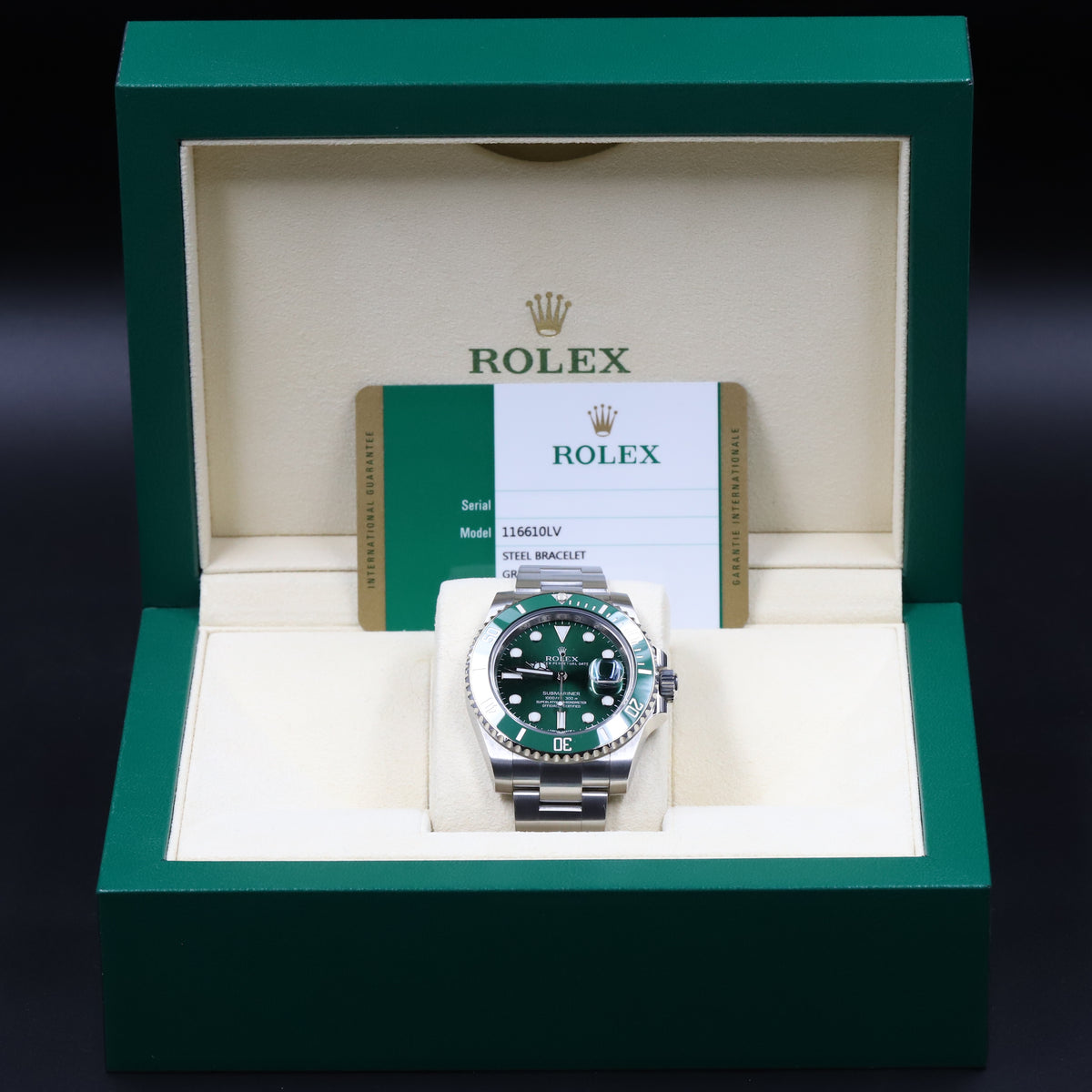 Rolex<br>116610LV Submariner 'Hulk'