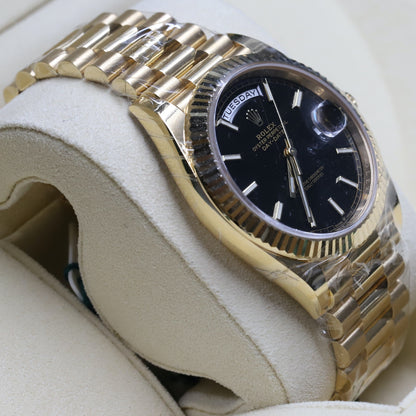 Rolex<br>228238 DayDate 40 Black Index Dial