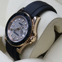 Rolex<br>116655 Yacht-Master 40 Oysterflex Factory Pave Diamond