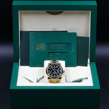Rolex<br>326938 Sky-Dweller Black Dial