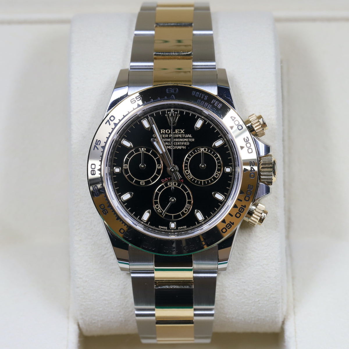 Rolex<br>116503 Daytona SS/18k Black Dial