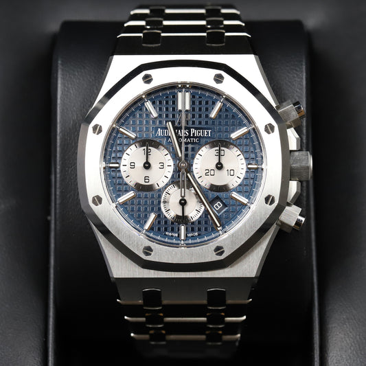 Audemars Piguet<br>26331ST Royal Oak Chronograph Blue Dial
